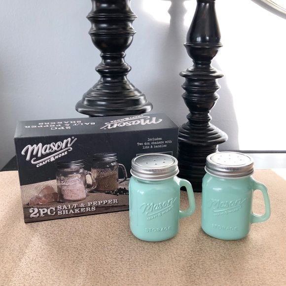 New Mason Craft & More 2PC Salt & Pepper Shakers - Picture 2 of 6